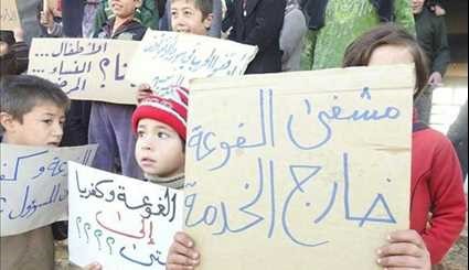 Syria: Children of Fuaa & Kefraya Keep Calling for UN Attention