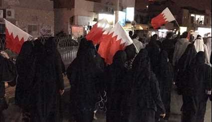 Bahraini People Continue Protesting against Al-Khalifah Regime