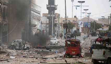 تصاویر؛ انفجار مرگبار تروریستی در سومالی