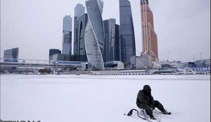 Minus 35°C weather in Moscow