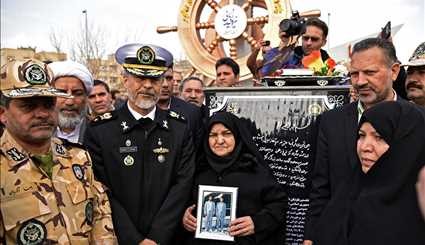 Jamaran destroyer replica unveiled in Mashhad