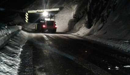 Chalus road after avalanche