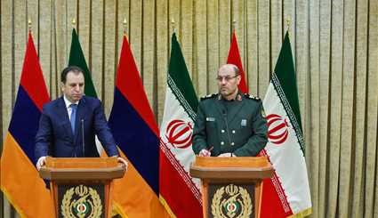 سفر وزیر دفاع جمهوری ارمنستان به ایران | تصاویر