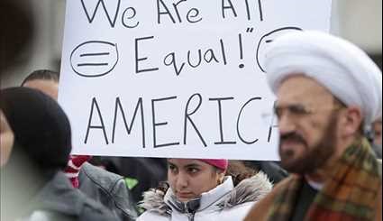 Demonstrators across Globe Gather to Protest Trump's Immigration Order