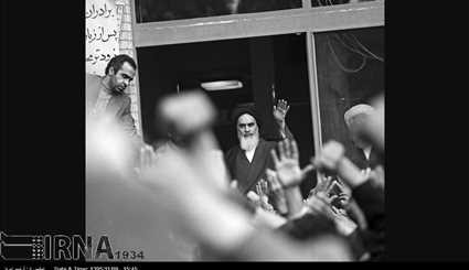 14 February 1357 - meeting people, Imam Khomeini (RA) in the 