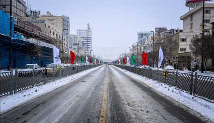 Southern Iran experiences snow after decades