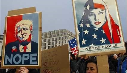 Anti Trump Demonstrators Rally across US for Third Weekend in a Row