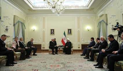 Rouhani meets with head of Belarus Natl. Assembly