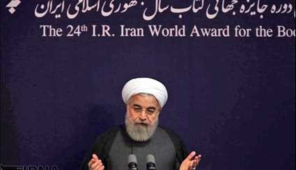 Rouhani attends IRI Book of the Year Award