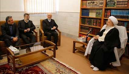 AEOI head meets with clerics in Qom
