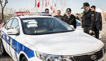 مراسم رونمایی از خودروهای ((سراتو)) پلیس پایتخت/ تصاویر