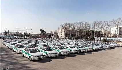 مراسم رونمایی از خودروهای ((سراتو)) پلیس پایتخت/ تصاویر