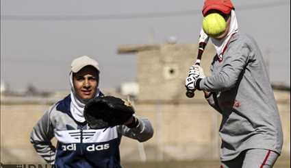 Women's Softball National Team camp in Isfahan