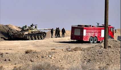 حمص: الجيش السوري يتقدم نحو حقول النفط