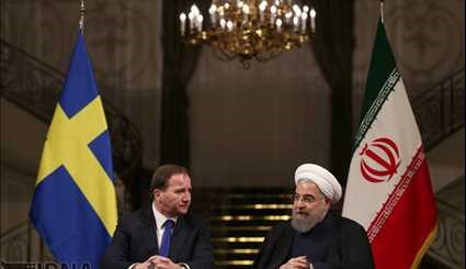 امضاء پنج سند همکاری میان ایران و سوئد/ تصاویر