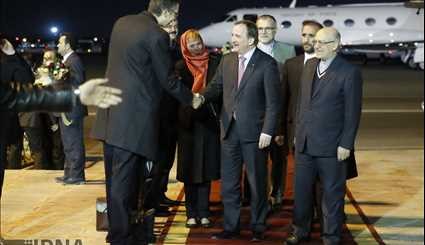 وصول رئيس وزراء السويد الى طهران