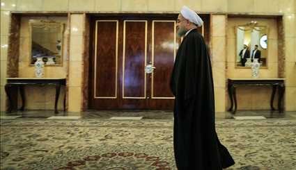 الرئيس روحاني يستقبل رئيس جمهورية مولدافيا