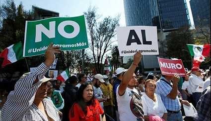 Anti-Trump March in Mexico City