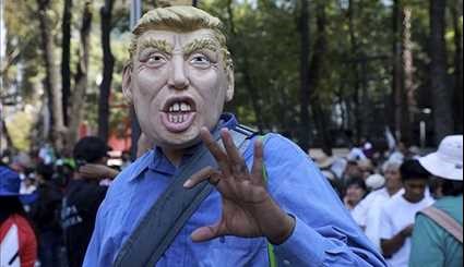 Anti-Trump March in Mexico City