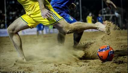 Persian Beach Soccer Cup Opens in Iran's Bushehr