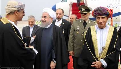 Iranian President arrived in Oman