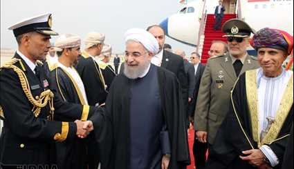 Iranian President arrived in Oman