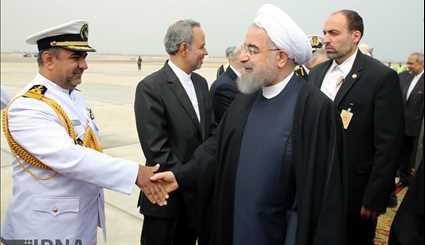 Iranian President arrived in Oman