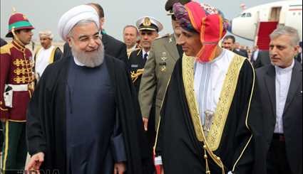 Iranian President arrived in Oman