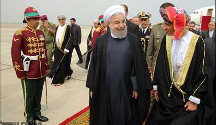 Iranian President arrived in Oman