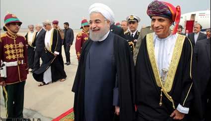 Iranian President arrived in Oman