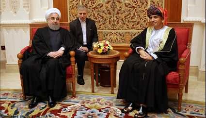 Iranian President arrived in Oman