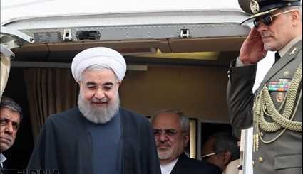 Iranian President arrived in Oman