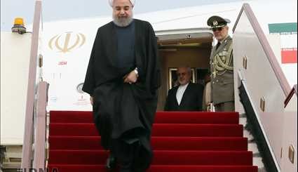 Iranian President arrived in Oman