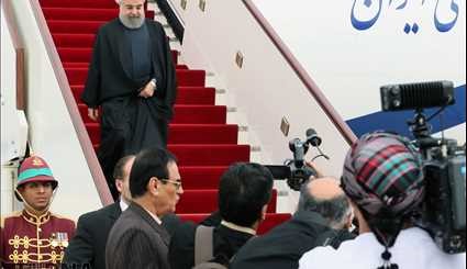 Iranian President arrived in Oman