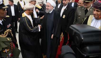 Iranian President arrived in Oman