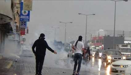 بالصور..استمرار المظاهرات البحرينية ضد نظام آل خليفة في الذكرى 6 للثورة