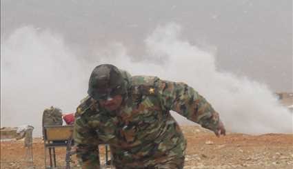 بالصور...تدريبات الجيش السوري في القلمون لمواجهة الارهابيين