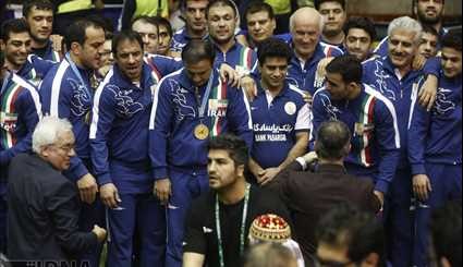 Iran ranks 1st in Freestyle World Wrestling Cup