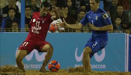 Iran crowned in Persian Beach Soccer Cup