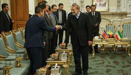 Larijani meets with N Korean official