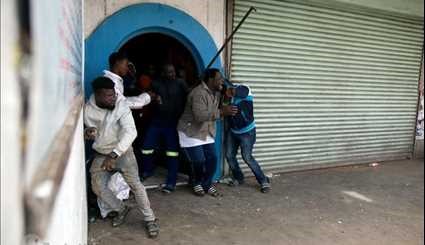 الاعتداء على المهاجرين في جنوب أفريقيا