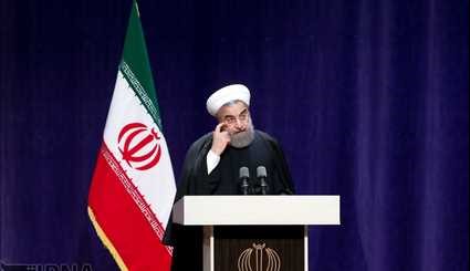 Rouhani attends congress on 2017 Presidential Elections
