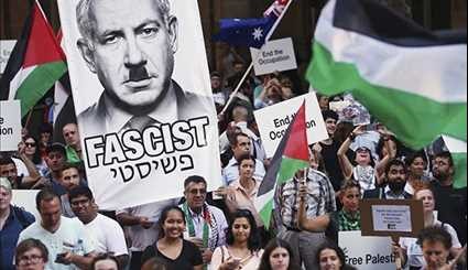 Public Protests against Netanyahu in Australia