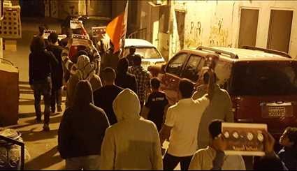 بالصور...استمرار الحراك الثوري البحريني في بلدة البلاد القديم  تضامنا مع الأسيرات في سجون آل خليفة