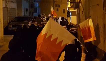 بالصور...استمرار الحراك الثوري البحريني في بلدة البلاد القديم  تضامنا مع الأسيرات في سجون آل خليفة