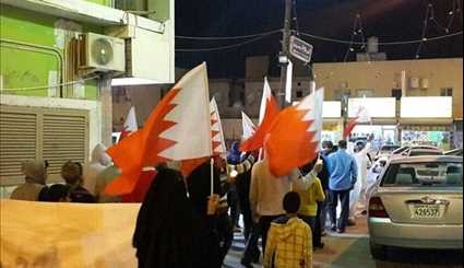 Bahraini People Show Support for Sheikh Issa Qassim during Protest Rallies