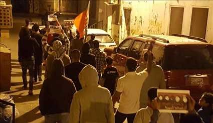 بالصور..مسيرات شعبية غاضبة في البحرين تضامناً مع الشيخ 