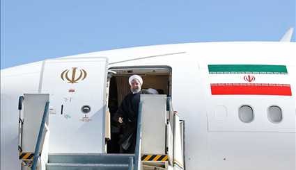 Rouhani arrives in Sistan and Baluchistan border province
