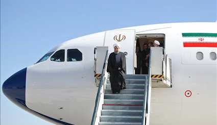 Rouhani arrives in Sistan and Baluchistan border province