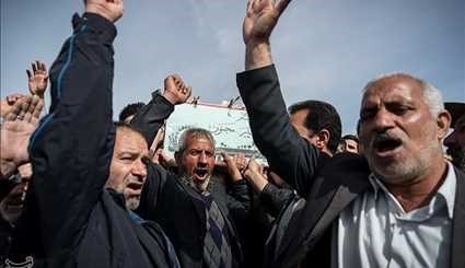 تشییع دو شهید گمنام در شهرستان خمین | تصاویر